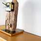 Prescia - driftwood  pendulum clock