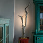 Vossia - driftwood rope lamp  with ceramic